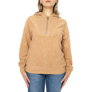 Stephny Mixed Hoodie Glaze - Felpa con Cappuccio Donna Marrone UGC1152781-GAZ  UGG 