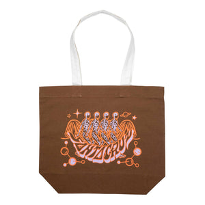 Knibbs Minds Eye Tote Bag Wholegrain - Borsa a Tracolla Marrone Knibbs Minds EyeWholegrain . SANTA CRUZ 