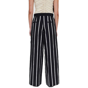 PANTALÓN CON ESTAMPADO GRIMAUD BLACK - Pantaloni Donna Nero / Multicolore 61W/41212 BLK WILD PONY 