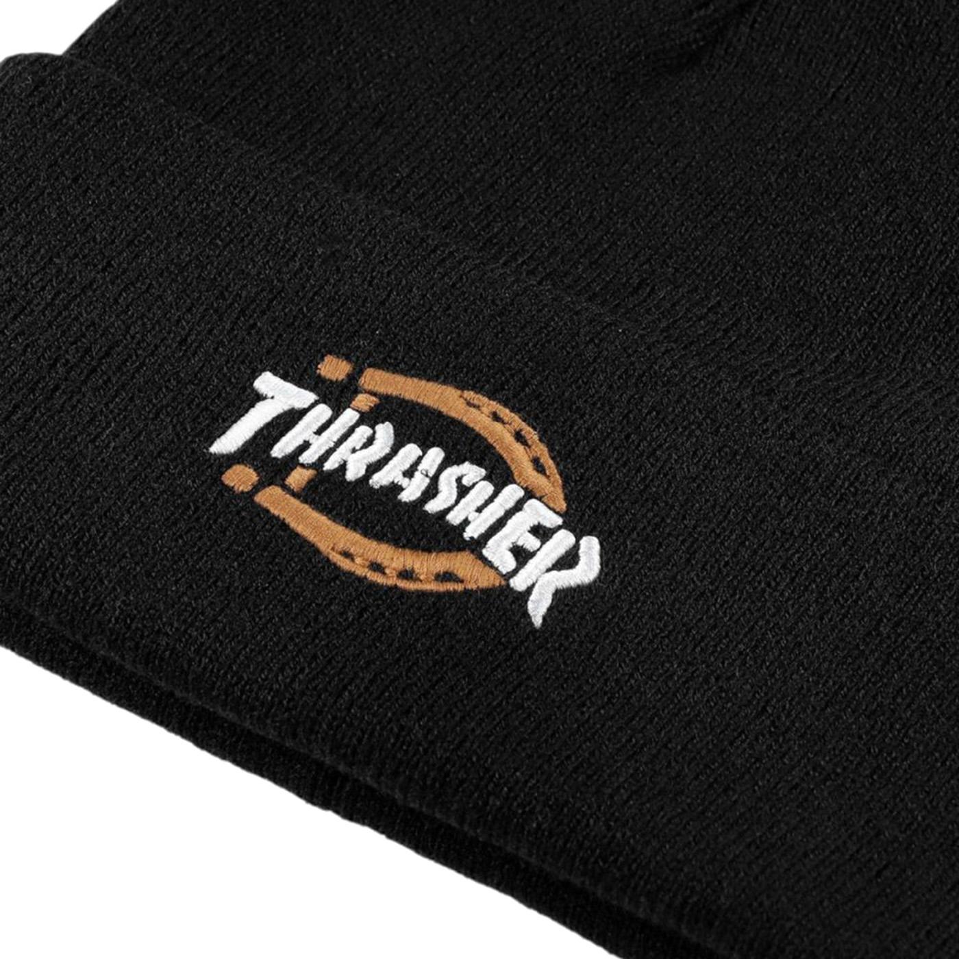 Thrasher x Dickies Beanie Black - Berretto Nero DK0A88KVBLK1 . DICKIES 