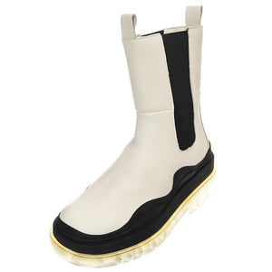 Challenger - Stivali Donna Bianchi / Bone SMSCHALLENGER-BON  STEVE MADDEN 