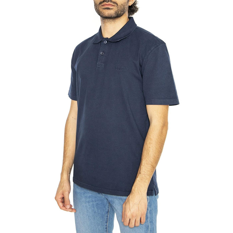 Authentic Polo Navy Blazer Garment Dye A - Polo Uomo Blu A6735-0001  LEVIS 
