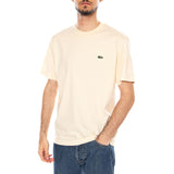 T-SHIRT ECRU - Lacoste Rundhals-T-Shirt Herren Ecru - Herren LACOSTE