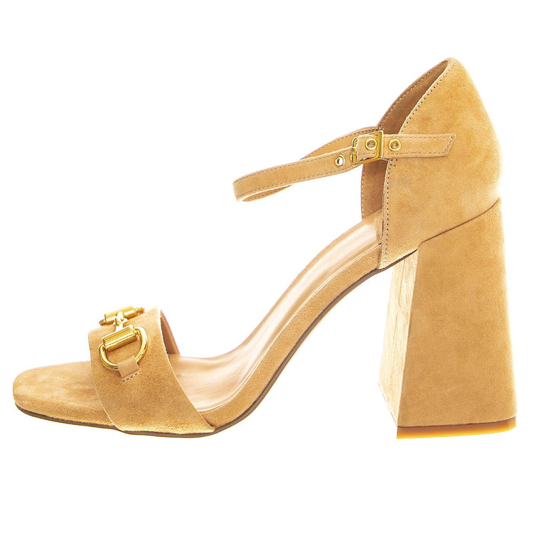 Pop-Star-B Natural Gold Suede - Sandali Donna Beige JCSJCD-176-2-06-NATG  JEFFREY CAMPBELL 