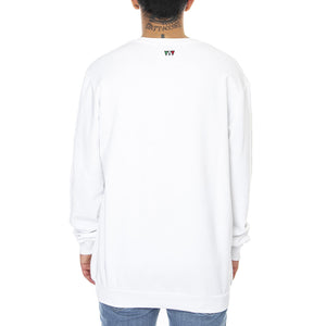 Mens Print RB94 Crew-Neck Sweatshirt - White - Felpa Girocollo Uomo Bianca 502.172349-20002  DIADORA 