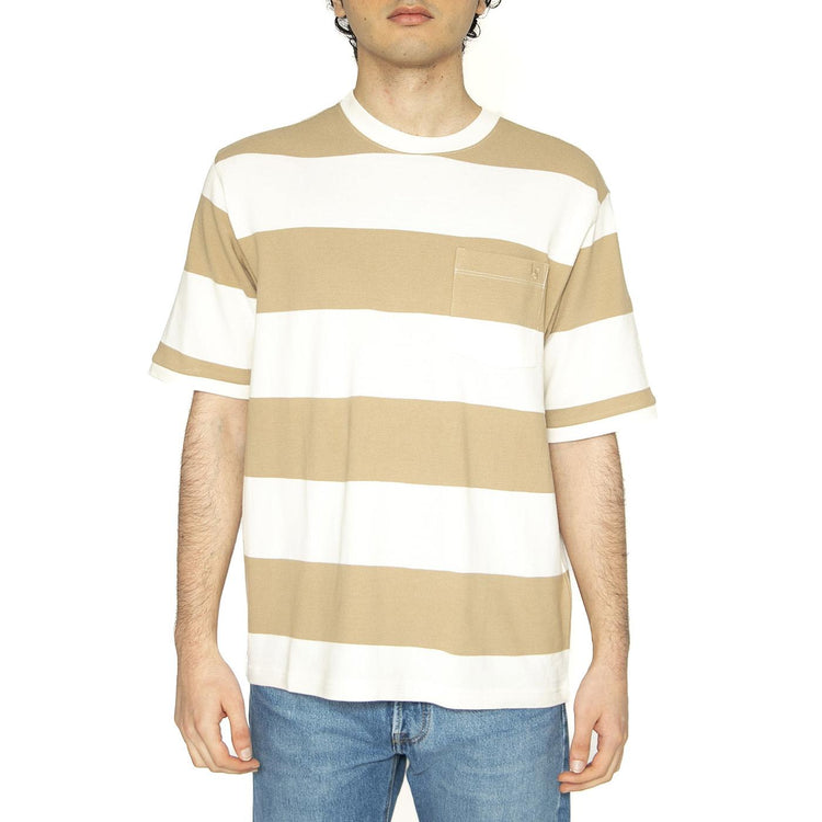 Half Sleeve Piquet Tee Rugby Stripe Chino - Maglietta Girocollo Uomo Multicolore 001MN-0003 . LEVIS 