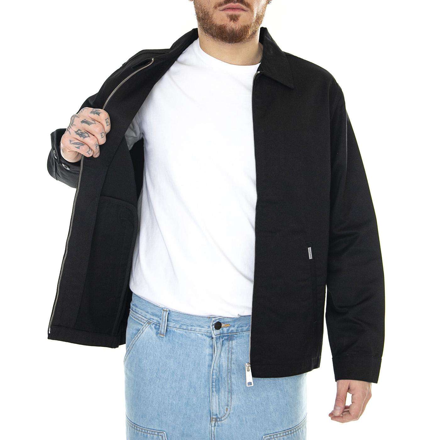 Modular Jacket Black /rinsed - Giacca Uomo Nera I030612.8902  CARHARTT WIP 