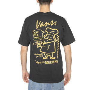 66 Baked In Loose SS Black - Maglietta Girocollo Uomo Nera VN000NTSBLK1  VANS 