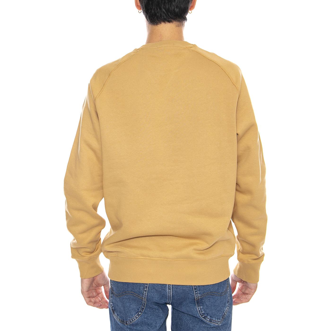 Exeter River Brushed Back Crew Sweatshirt Beige - Felpa Girocollo Uomo Beige TB0A2BN KEH31 TIMBERLAND 
