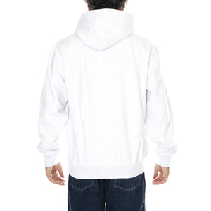 Hooded Carhartt Sweat Ash Heather / Liberty - Felpa con Cappuccio Uomo Grigia I030547.1R7XX  CARHARTT WIP 