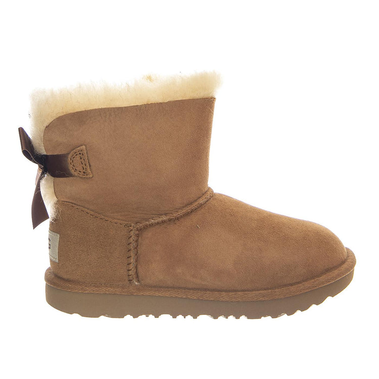 MINI BAILEY BOW II CHESTNUT - Stivaletti Bambino Marroni UGKBLBOWMCN1017397K . UGG 