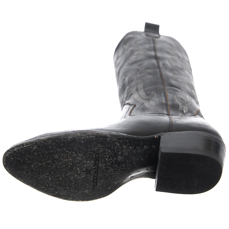 Macarena Boots - Taupo Moka / Stone Moka - Stivali Profilo Medio Donna Neri MZSMACARENA-004  MEZCALERO 