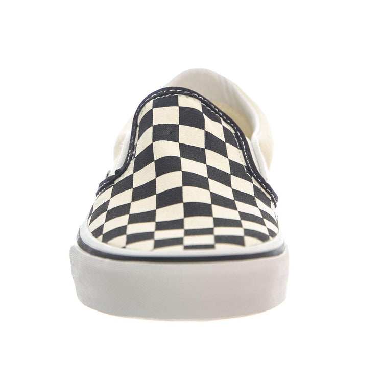 CLASSIC SLIP-ON BLACK / WHITE CHECKER - Scarpe Basse Uomo / Donna Nere / Bianche 1685 . VANS 