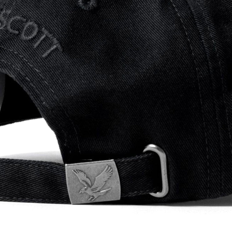 Tonal Eagle Baseball Cap Jet Black - Cappellino con Visiera Nero HE906TON-Z865  LYLE & SCOTT 
