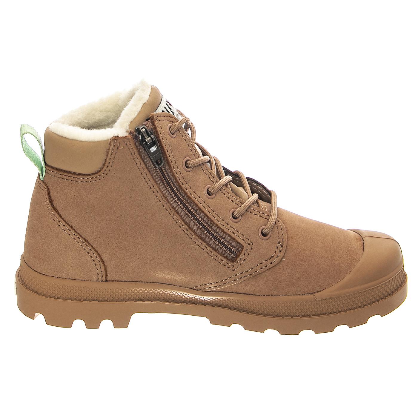 Pampa Hi Cuff Wps Oz Nude Brown - Stivaletti Profilo alla Caviglia Bambino / Bambina Marroni PAK57217-254-M  PALLADIUM 