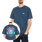 OBEY KNOWLEDGE IS POWER TEE Harbour Blue - Crewneck T-Shirt Herren Blau Herren OBEY