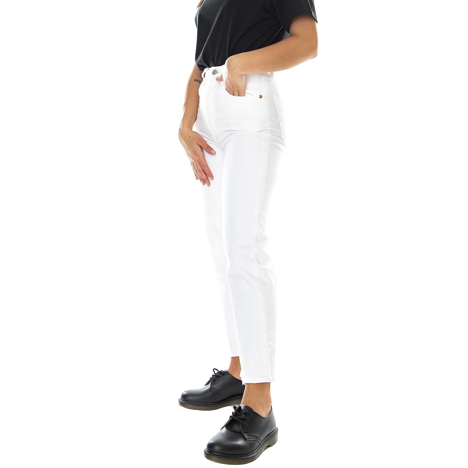 Womens Ribcage Straight Ankle - Denim Jeans Donna Bianchi 72693-0076  LEVIS 