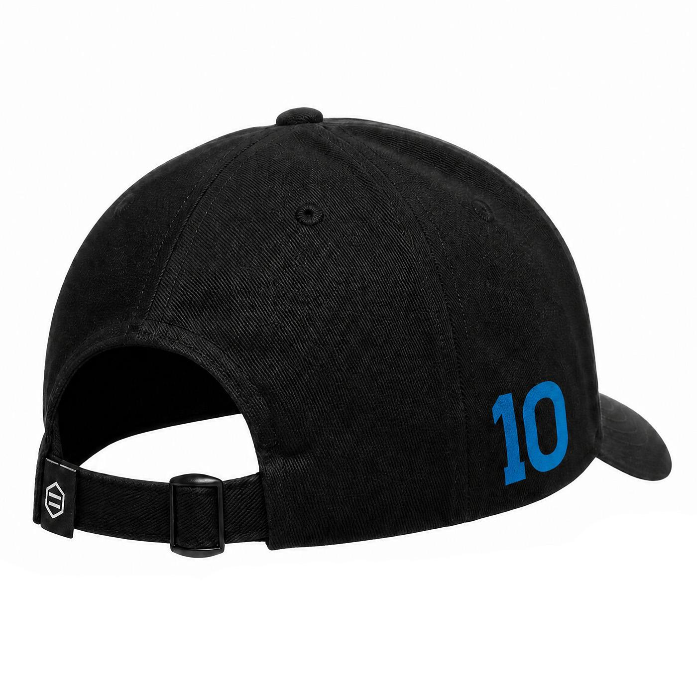 Maradona Dad Hat - Cappellino Maradona Nero HA1264 HB-01 DOLLY NOIRE 