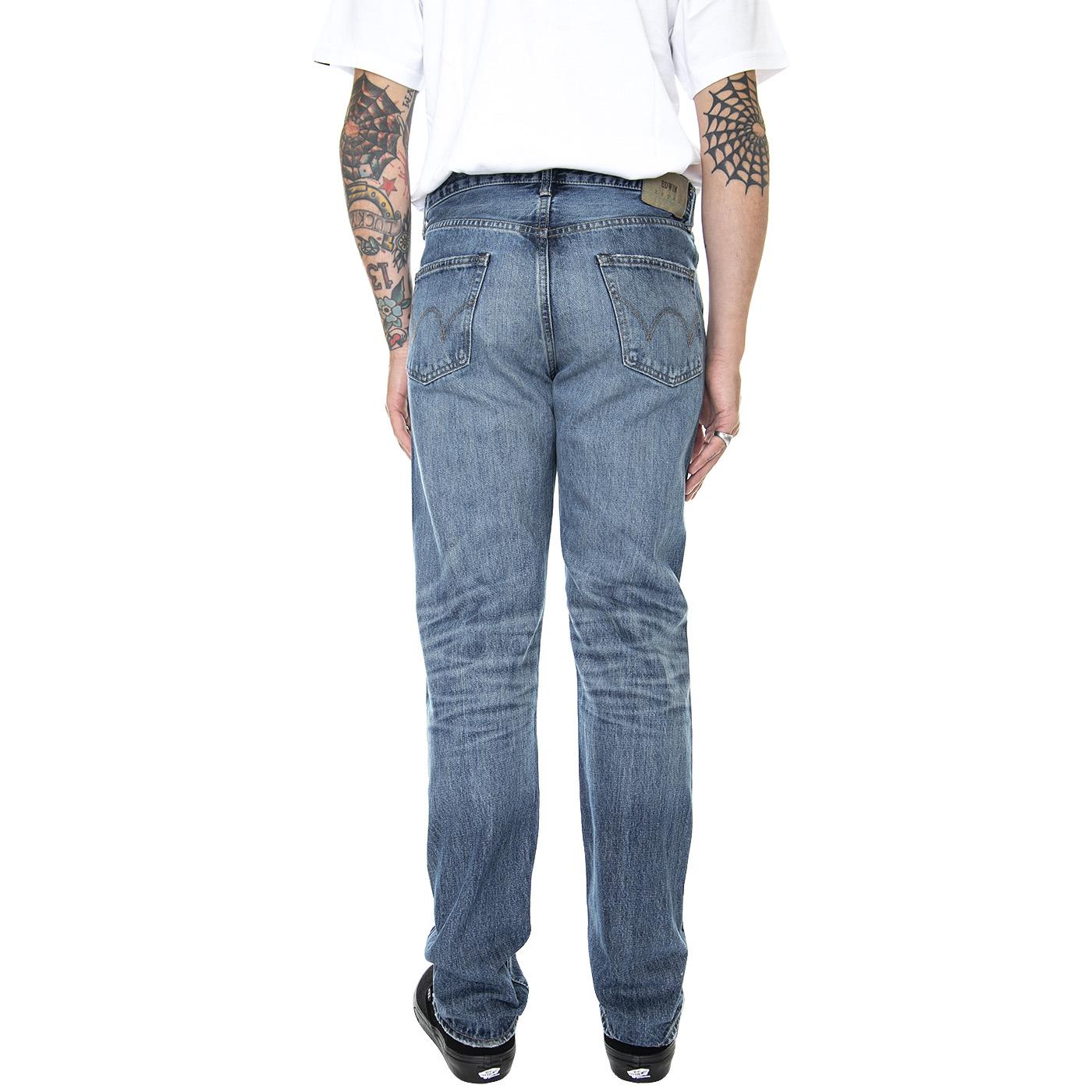 Loose Straight Mid Dark Wash - Pantaloni Denim Jeans Uomo Blu I030693.01.EK.32-01.EK  EDWIN 