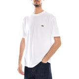 T-Shirt - Lacoste Herren-Rundhals-T-Shirt Weiß Herren LACOSTE