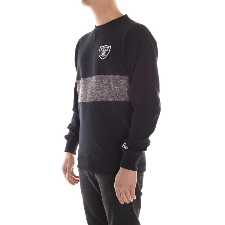 CONCRETE CREW NECK OAKLAND RAIDERS BLACK 11372552  NEW ERA 