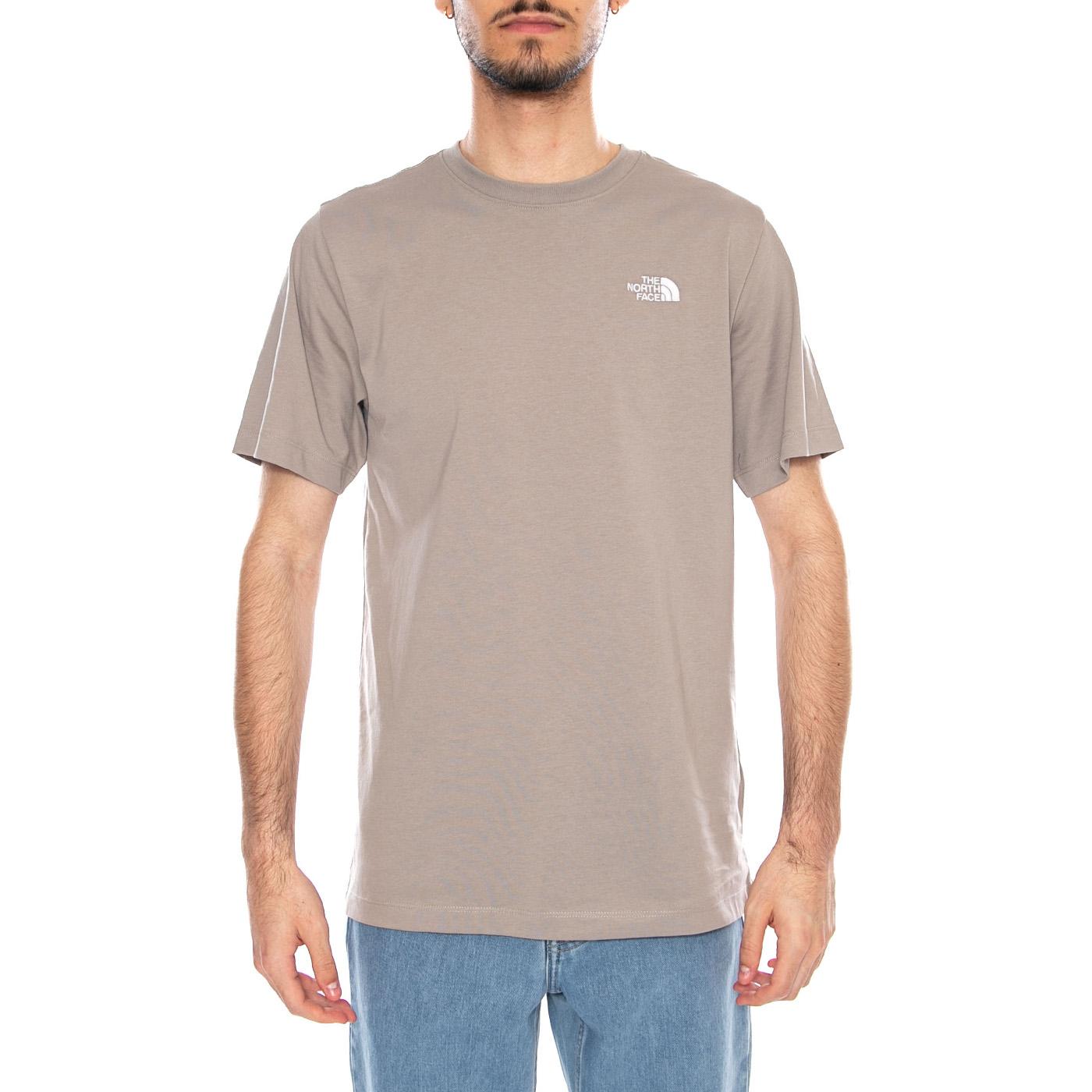 M Evo SD Reg SS Tee Stobe Stab - Maglietta Girocollo Uomo Grigia NF0A8CZ2 2MB1 THE NORTH FACE 