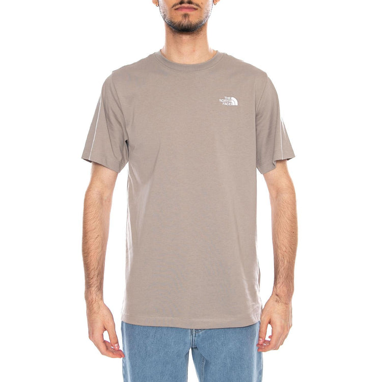 M Evo SD Reg SS Tee Stobe Stab - Maglietta Girocollo Uomo Grigia NF0A8CZ2 2MB1 THE NORTH FACE 