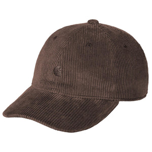 Harlem Cap Buckeye - Cappellino con Visiera in Velluto Marrone I026890.BVXX  CARHARTT WIP 