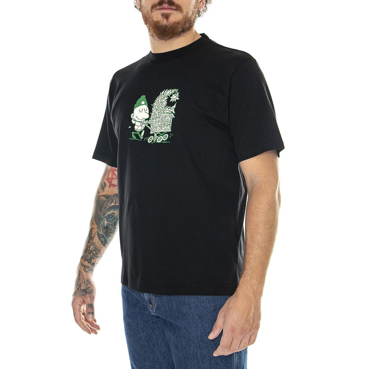S/S Shopper T-Shirt Black - Maglietta Girocollo Uomo Bianca I032391.89XX  CARHARTT WIP 