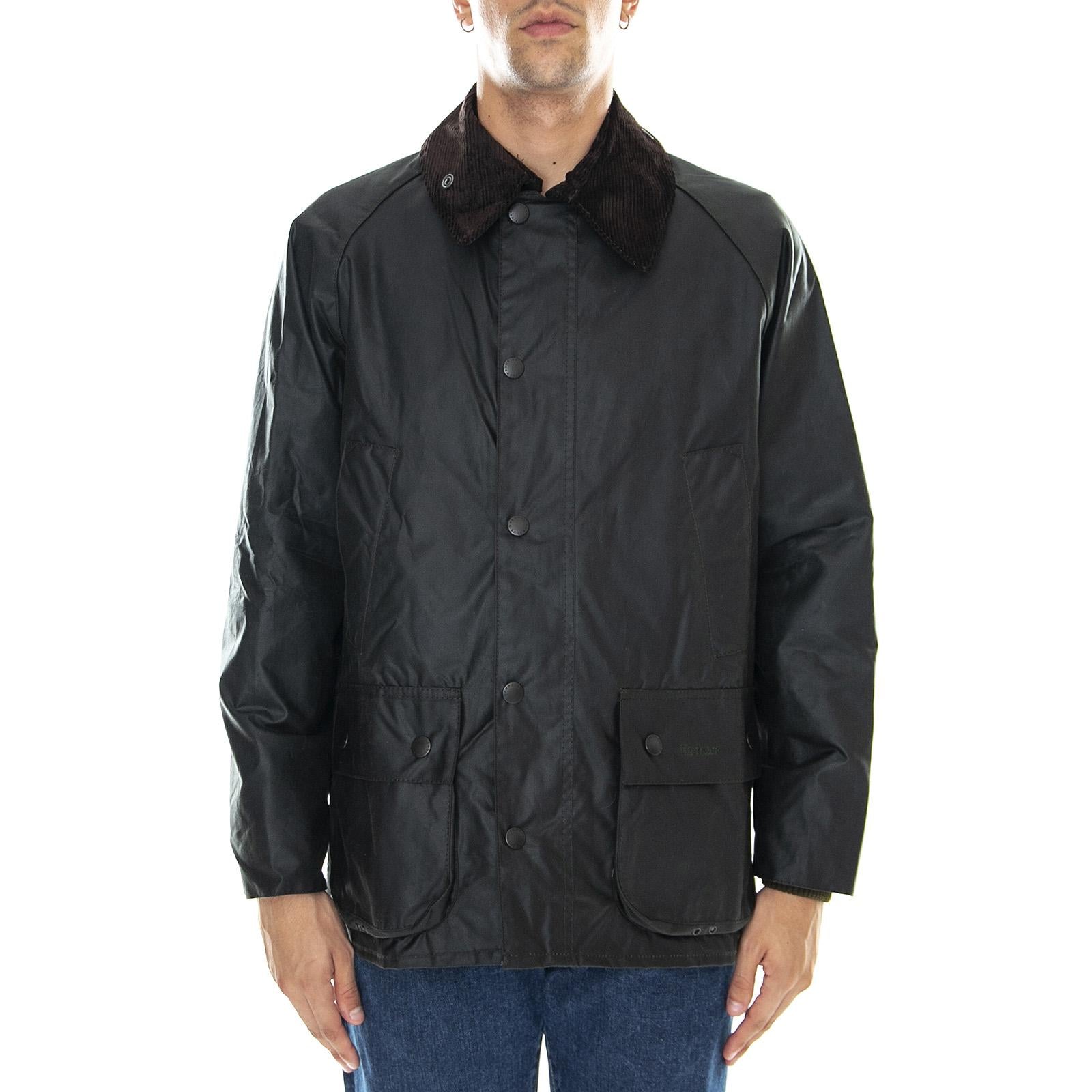 BEDALE WAX JACKET SAGE - Giacca Uomo Verde MWX0018-SG91-FW23 . BARBOUR 