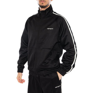 Bolar Sweat Jacket Black / Wax - Giacca con Zip Uomo Nera I036223 K02XX CARHARTT WIP 