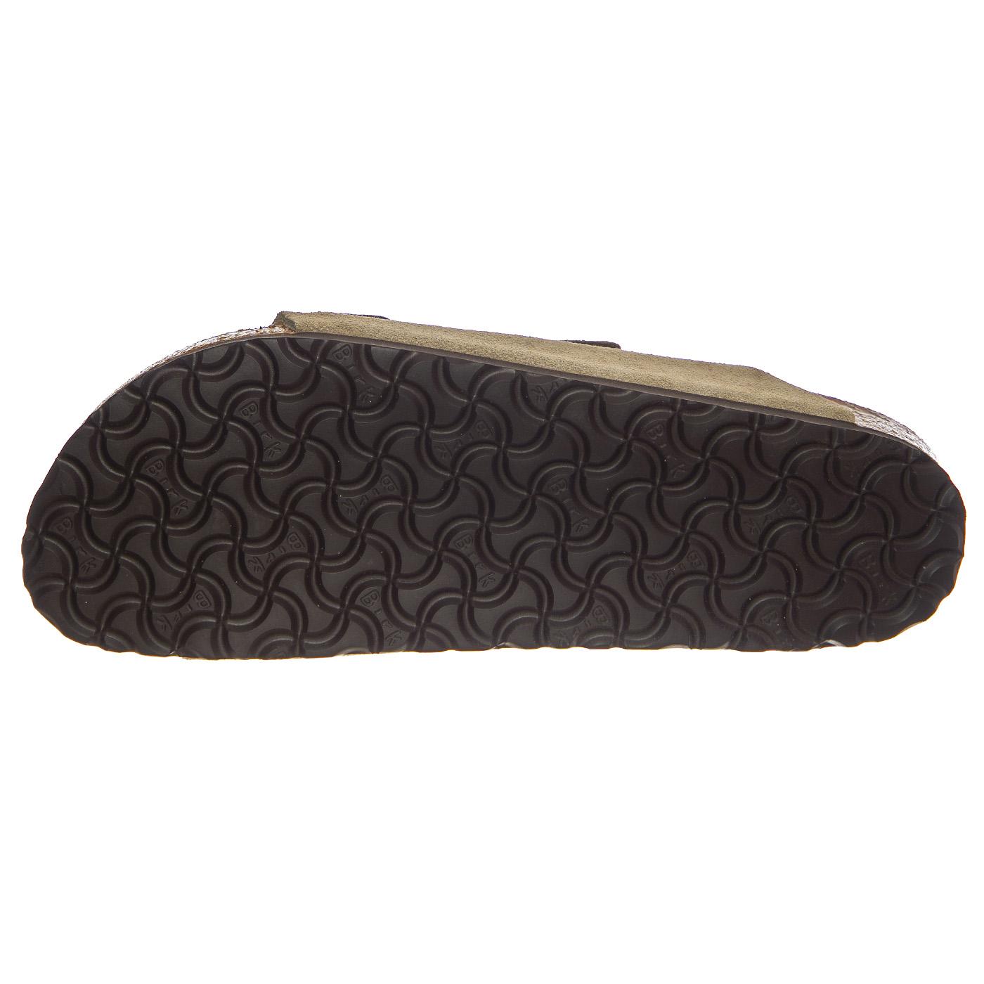 Arizona Taupe, Suede Leather - Sandali Uomo Beige 051463 . BIRKENSTOCK 
