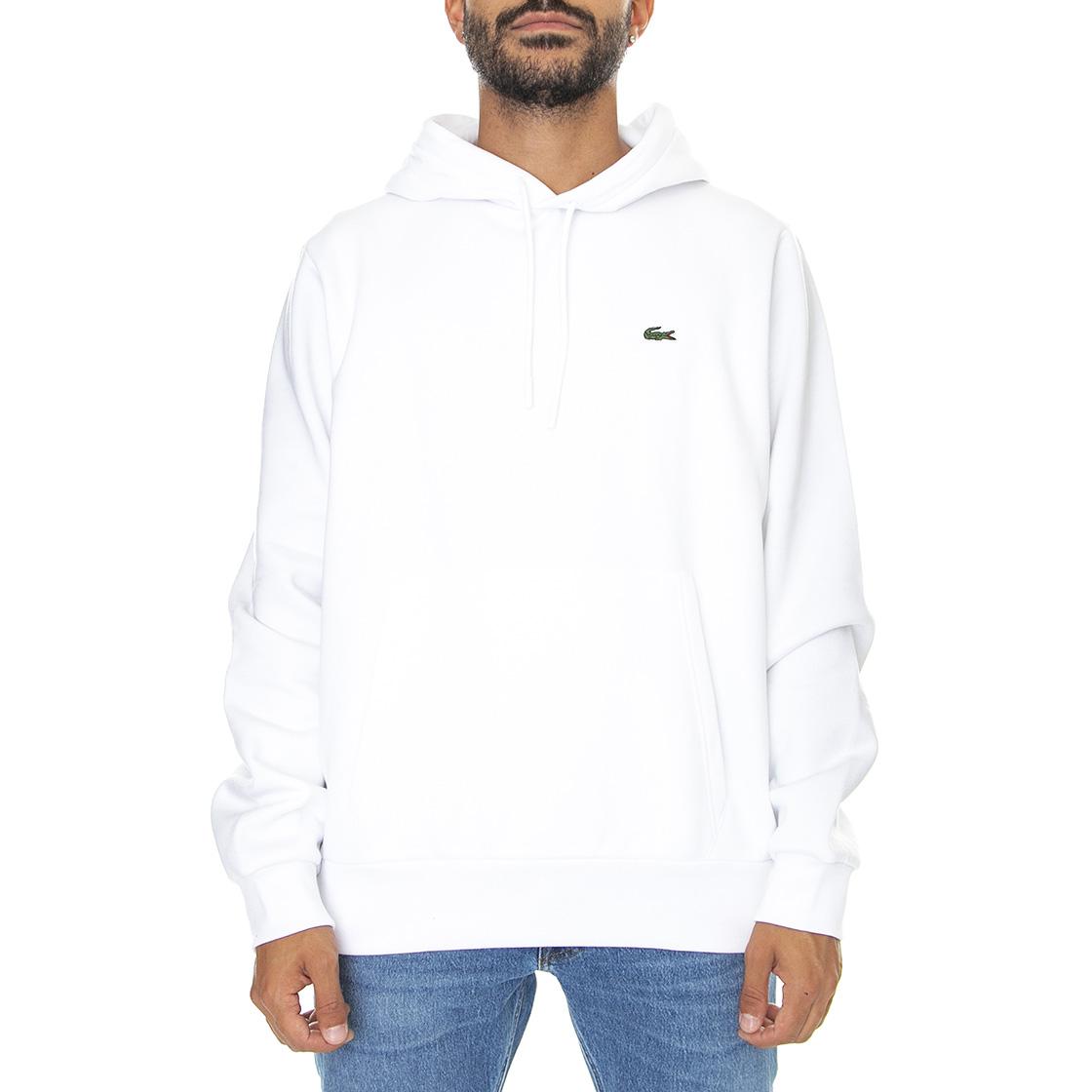 Sweatshirt-001 - Felpa con Cappuccio Uomo Bianca SH9623-001  LACOSTE 