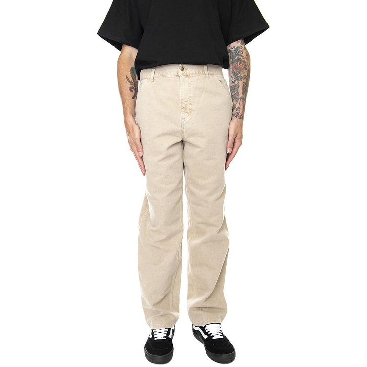 Simple Pant Dusty H Brown Faded - Pantaloni Uomo Beige I031220-07EFH  CARHARTT WIP 