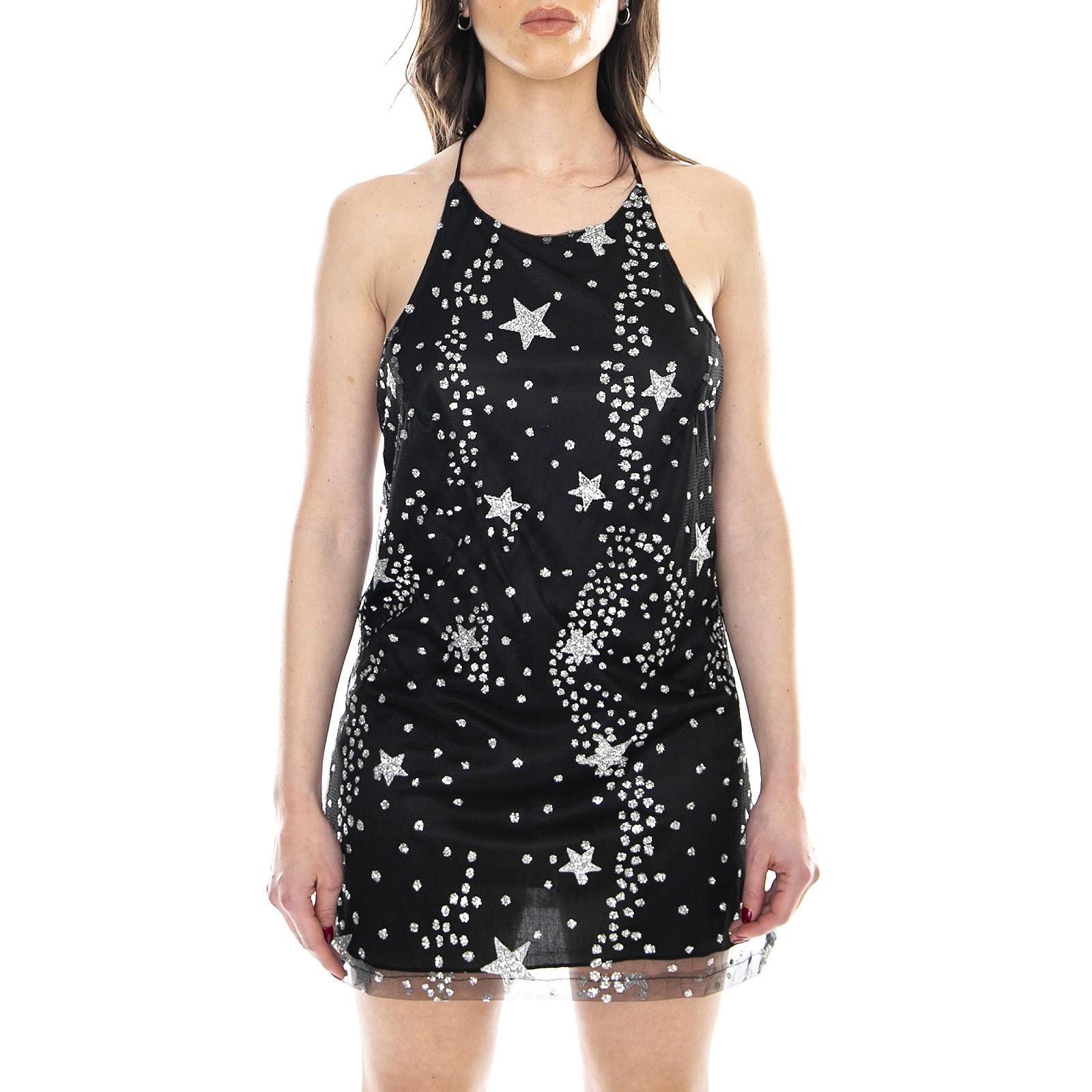  MRCZIGGYDRESS-SILBLK  MOTEL ROCKS 