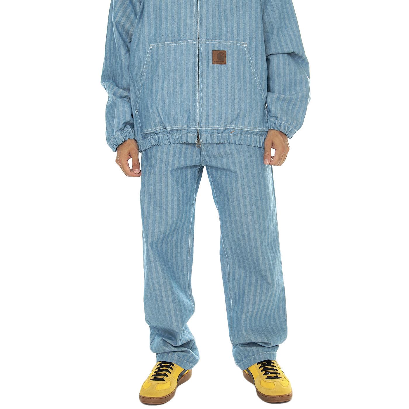 Menard Pant Blue rinsed - Pantaloni Denim Jeans Uomo Blu I033579.0102  CARHARTT WIP 