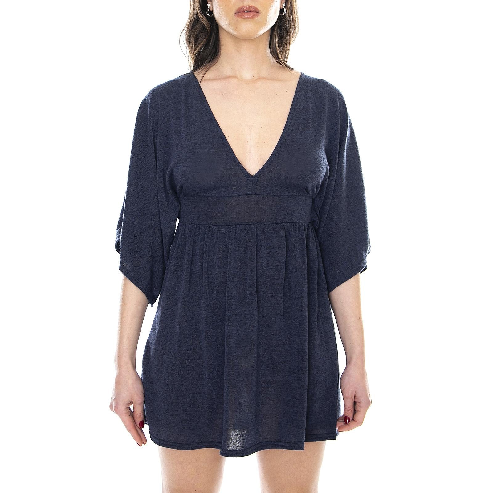  MRCEDMA DRESS-NVY  MOTEL ROCKS 