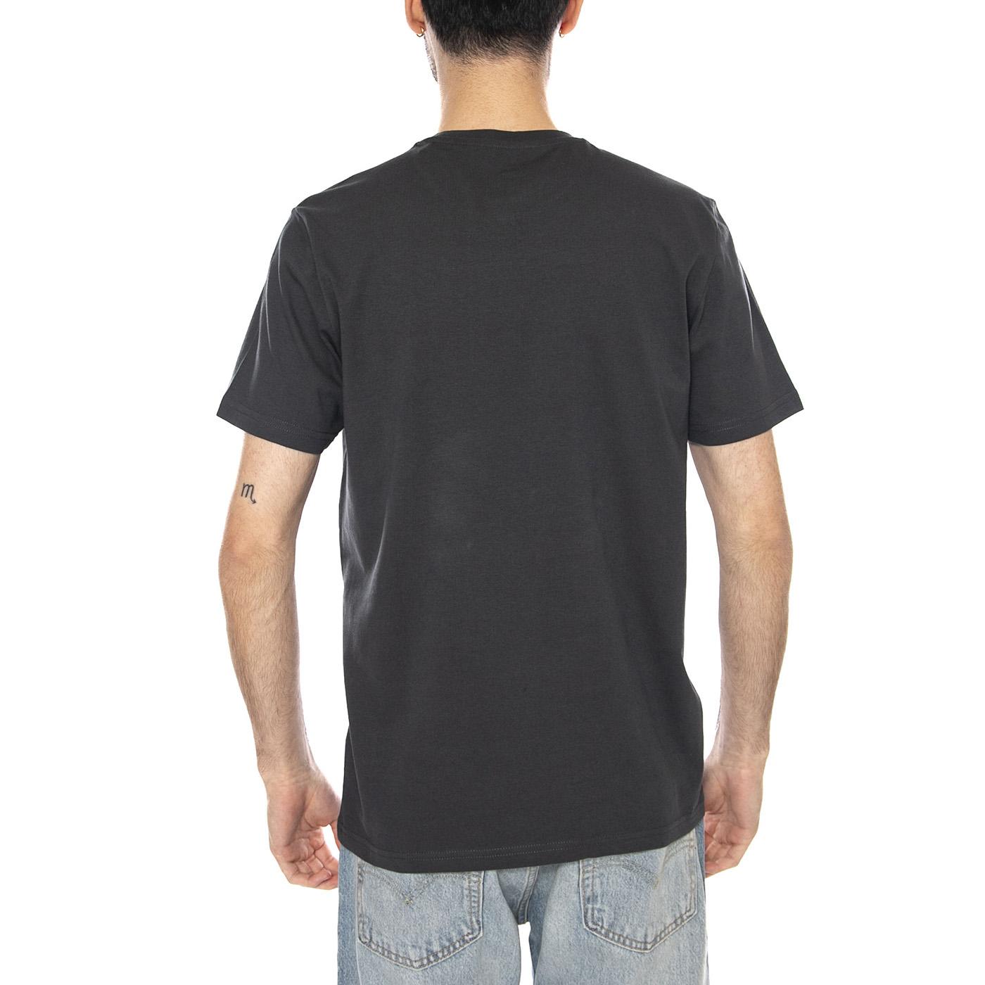 LEE FLAG TEE WASHED BLACK - Maglietta Girocollo Uomo Nera 112376473 BLK LEE 