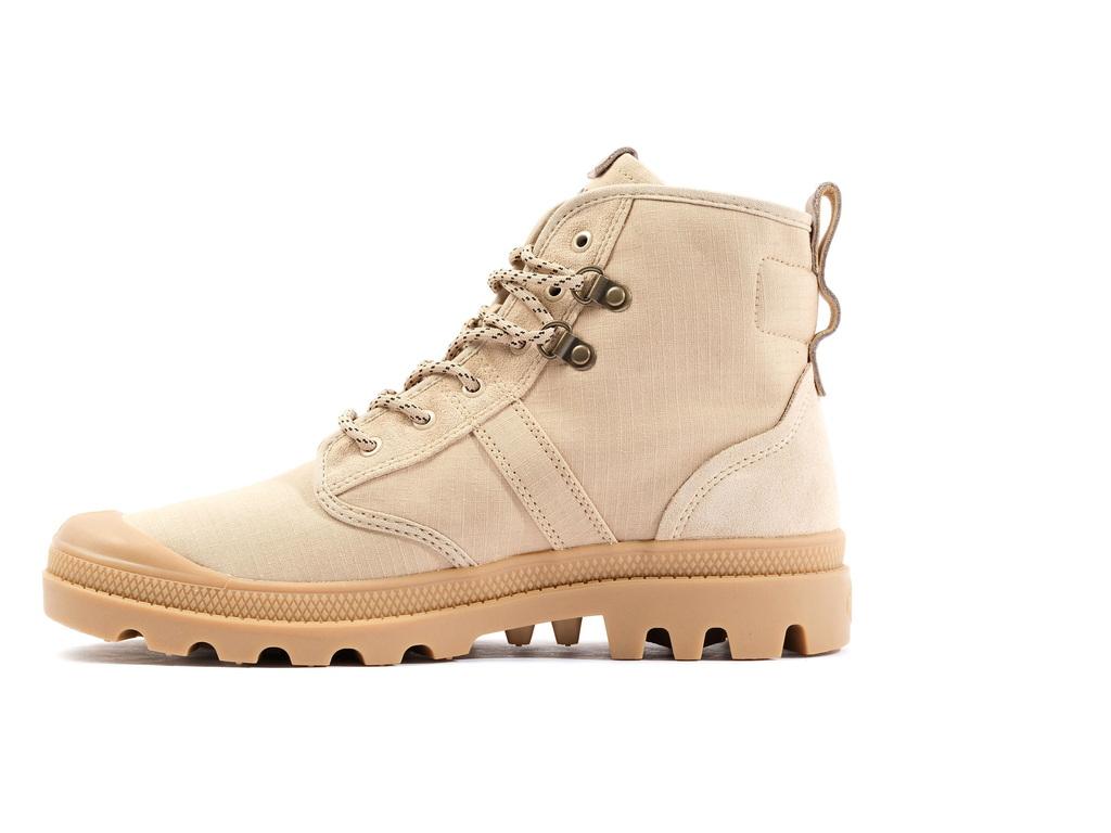 Pallabrousse Tact Txt Beige - Scarpe Stringate Profilo Alto Uomo Beige PAS08838-264-M  PALLADIUM 