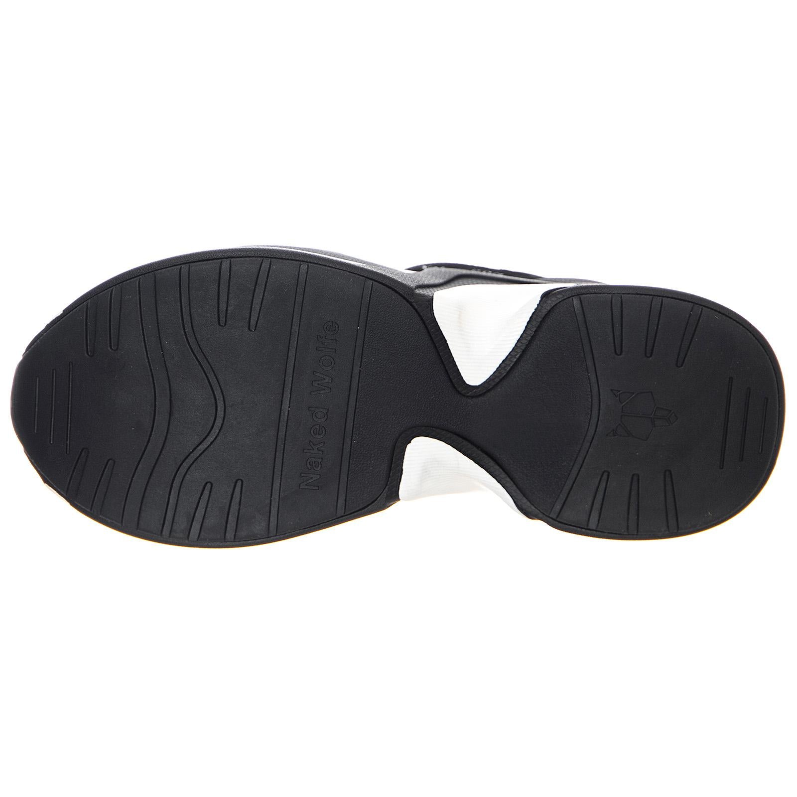 W' Track Sneakers Black Combo Shoes NWSTRACK-BLKBLK  NAKED WOLFE 