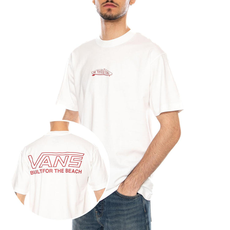BUCKLED SS TEE WHITE - Maglietta Girocollo Uomo Bianca VN000SR3 WHT1 VANS 