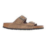 BIRKENSTOCK Arizona SFB Wildleder-Sandalen, schmale Passform, Dunkelbraun - Herren-/Damen-Sandalen