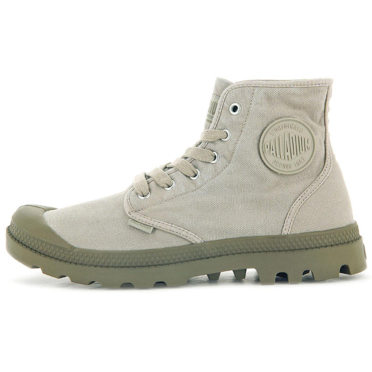 Pampa Hi Dune - Scarpe Stringate Profilo Alto Uomo Grigie PAS02352-297-M  PALLADIUM 