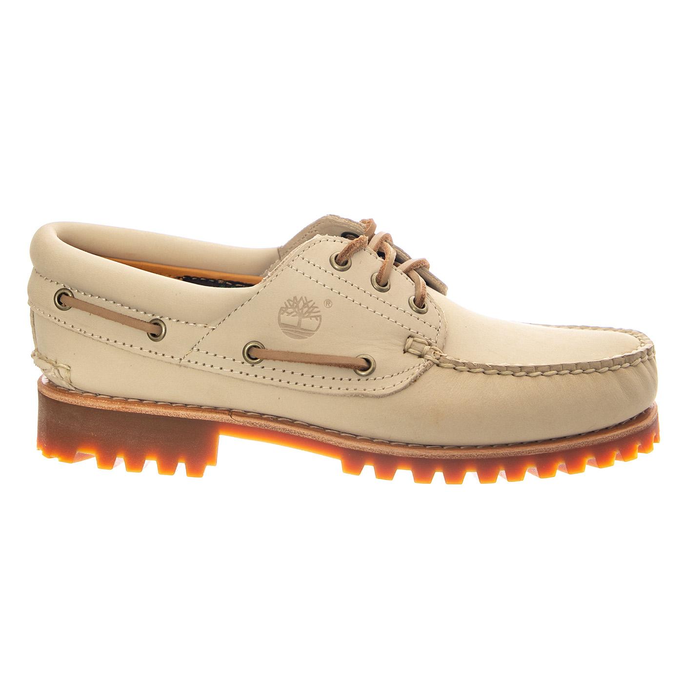 Auth Boat Shoe Light Beige Nubuk - Mocassini Uomo Beige TB0A2PD QEN71 TIMBERLAND 