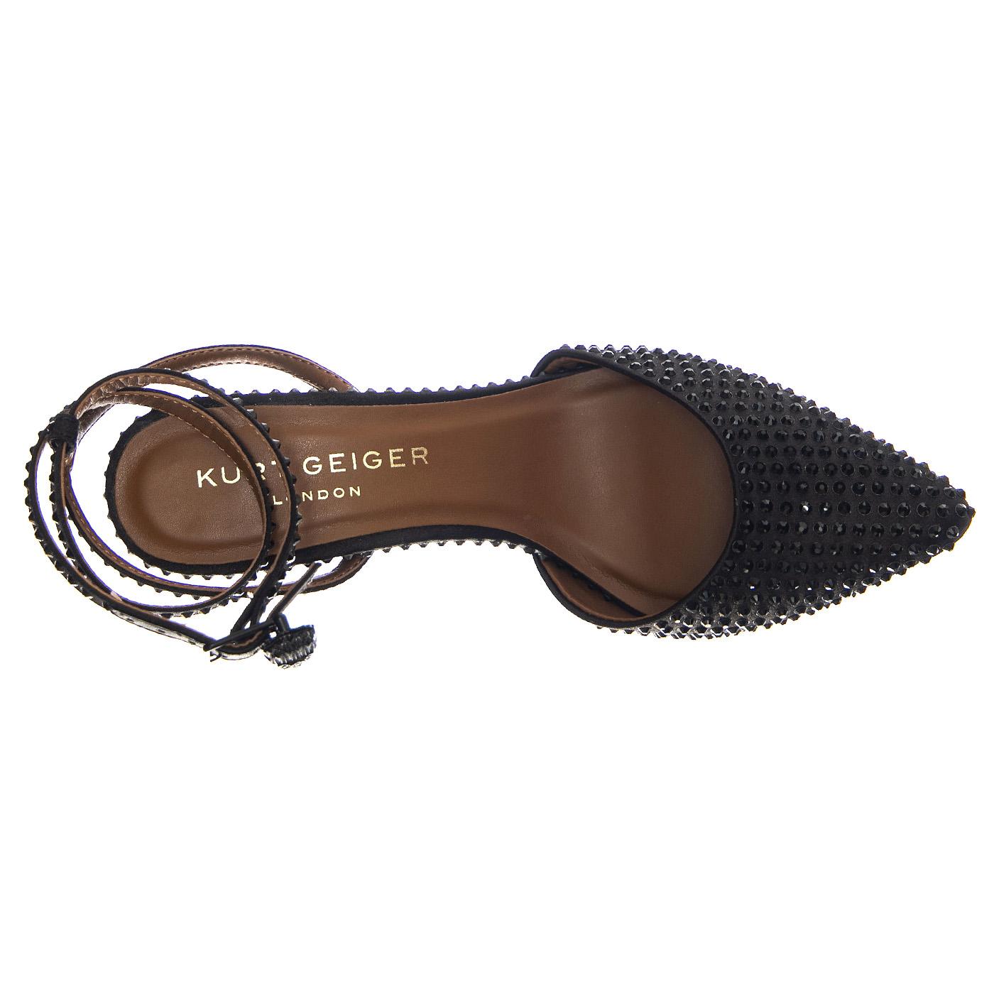 Bond 90 Ankle Closed Toe Black Fabric - Sandali Donna Neri KGS9559400609-00  KURT GEIGER 