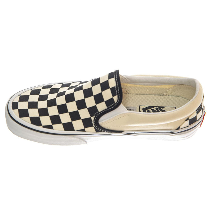 CLASSIC SLIP-ON BLACK / WHITE CHECKER - Scarpe Basse Uomo / Donna Nere / Bianche 1685 . VANS 