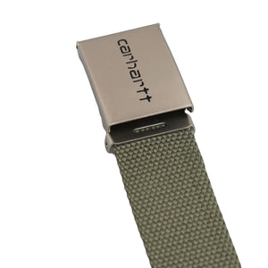 CLIP BELT CHROME DOLLAR GREEN - Cintura Verde I019176.667.00.06 . CARHARTT WIP 