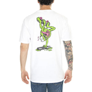 Slimey II White Ts - Maglietta Girocollo Uomo Bianca SCA-TEE-11037  SANTA CRUZ 