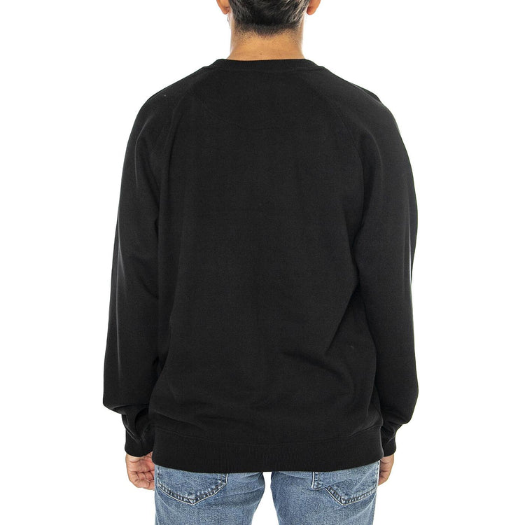 Badge Sweatshirt Black - Felpa Uomo Nera PFD0346-023  PENFIELD 