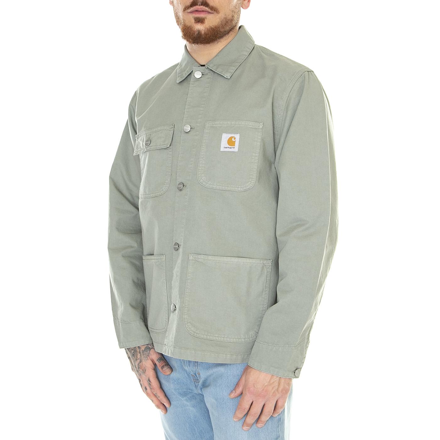 Michigan Coat Yucca Garment Dyed - Giacca Estiva Uomo Verde I024849-1CTGD  CARHARTT WIP 